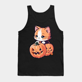 Kitten Halloween Tank Top